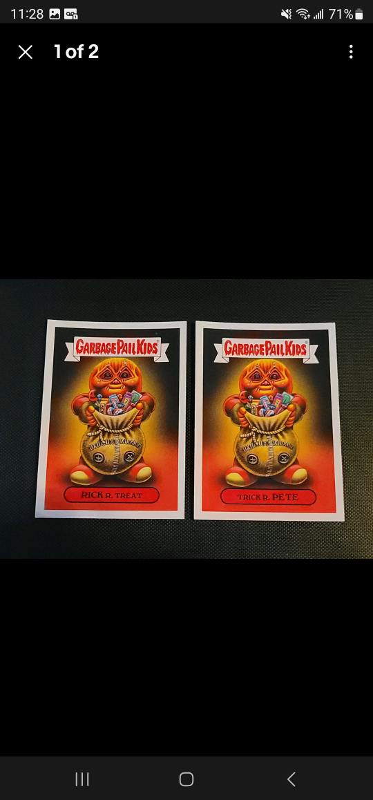 Garbage Pail Kids Trick 'r Treat Sam SPOOF