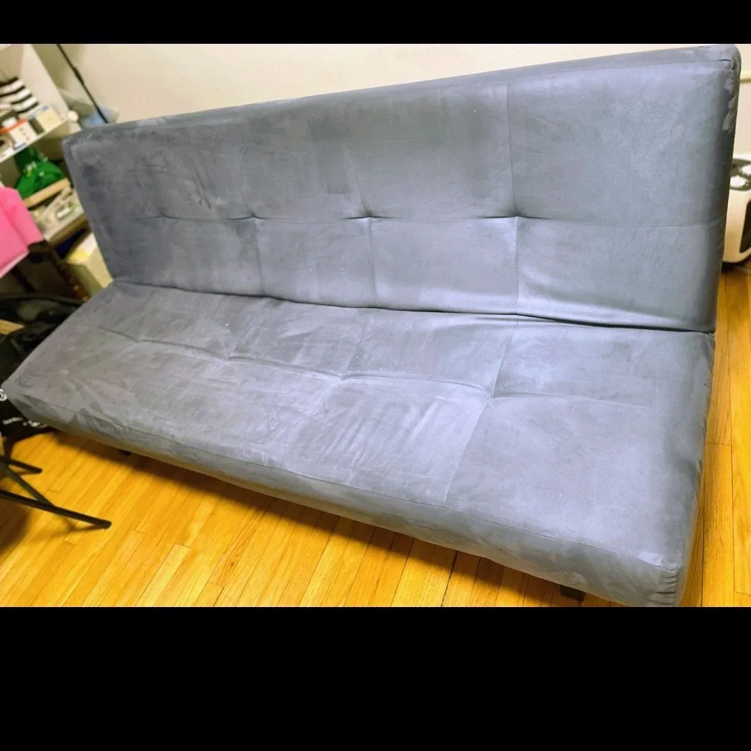 Grey Futon Sofa Bed thumbnail