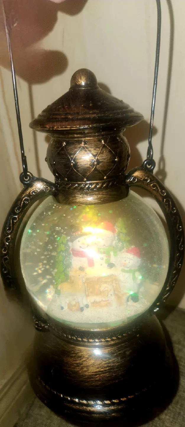 2Snowmen Snow Globe Lanterns + XMAS DECORATIONS image indicator(7)