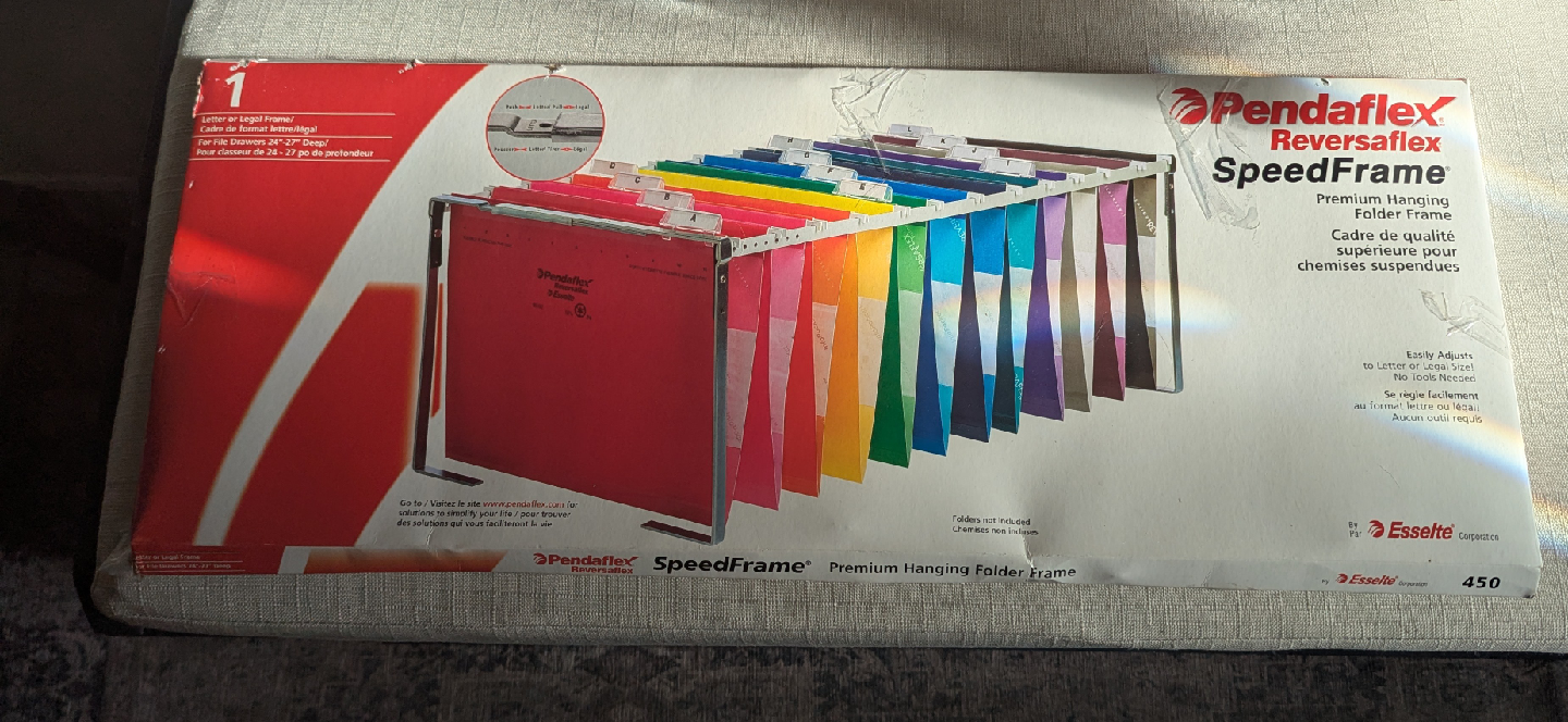 Pendaflex Reversaflex SpeedFrame Premium Hanging Folder Frame