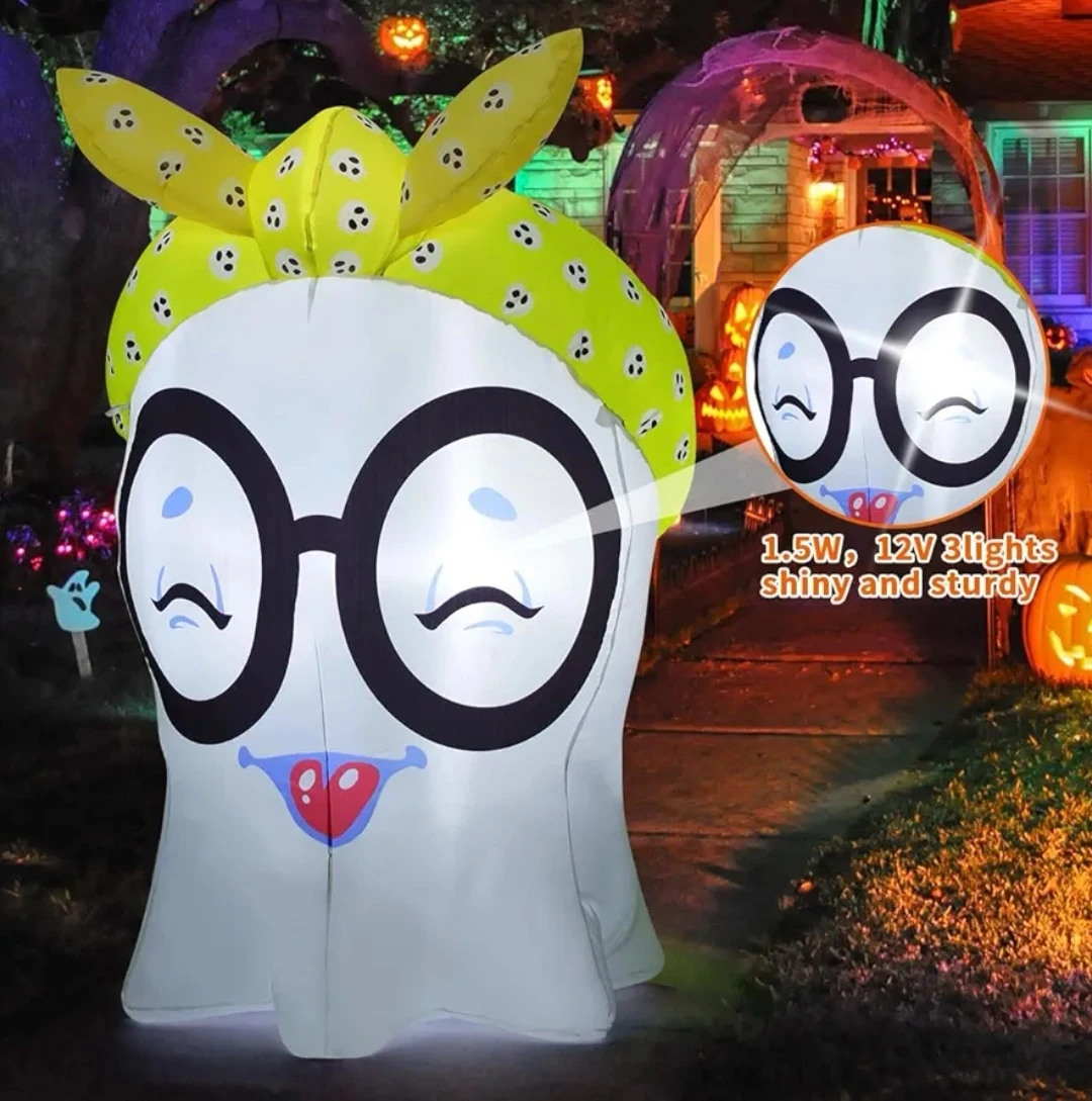 COMIN 4 FT Halloween Inflatable Ghost Decoration - photo 2