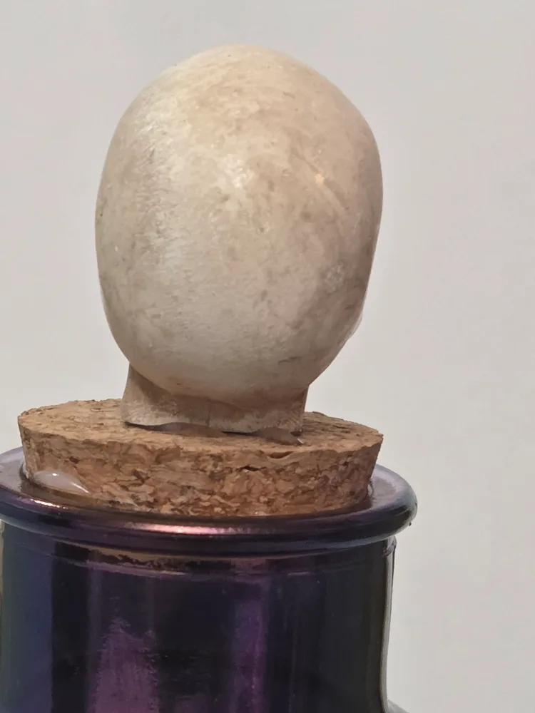 Moon Dust Bottle with Skull Stopper Halloween Decor image indicator(7)