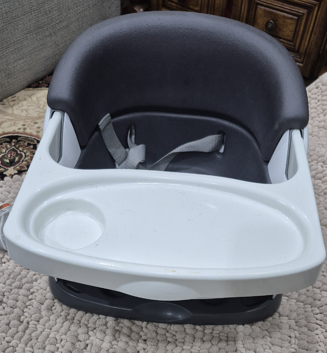 Ingenuity Baby Base 2-in-1 Seat - Grey & White