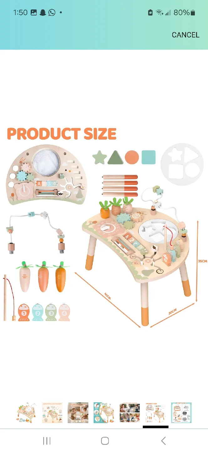 Activity Table with 9 Different Games image indicator(6)