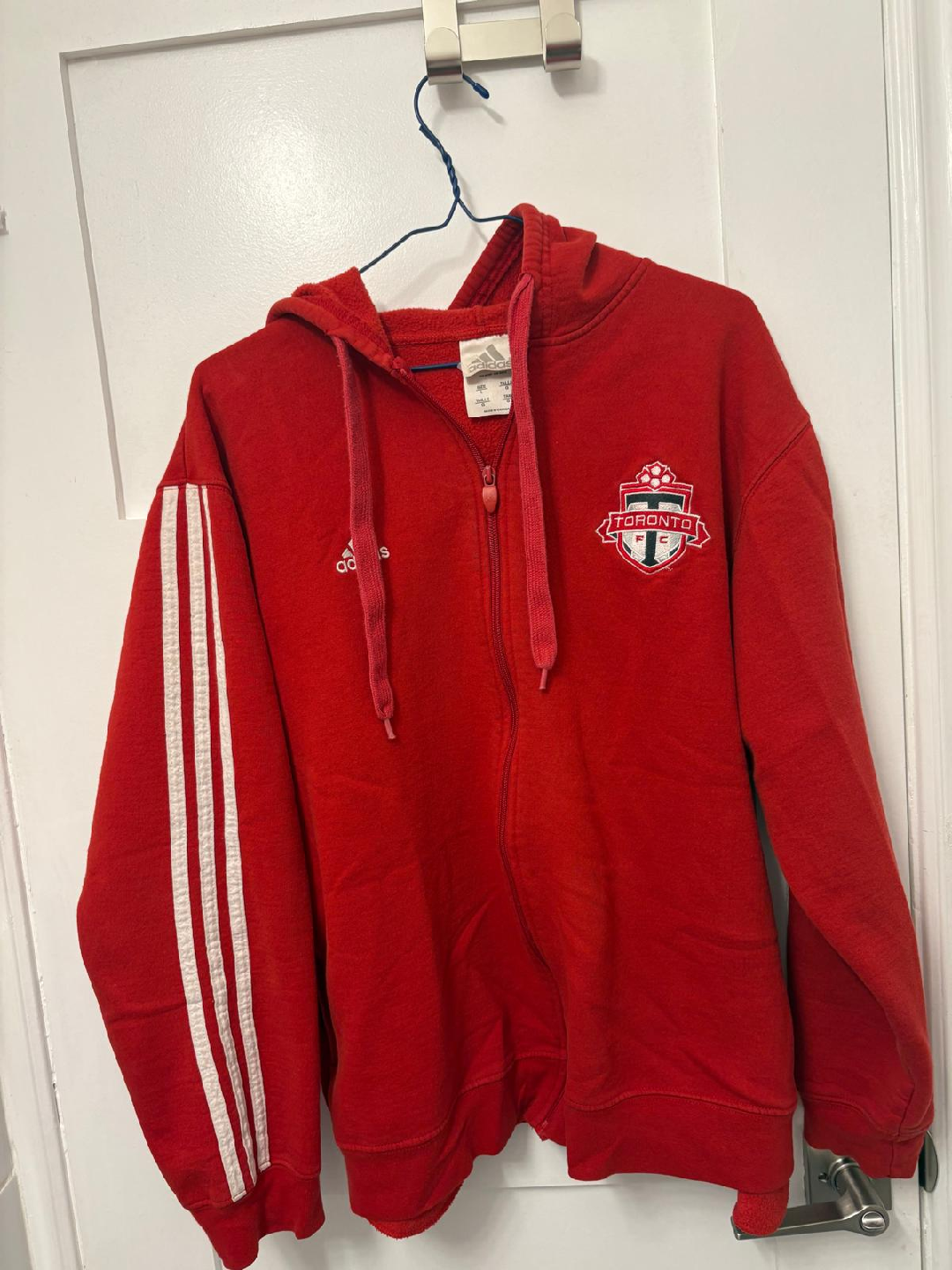 Adidas Toronto FC Red Hoodie - Size L