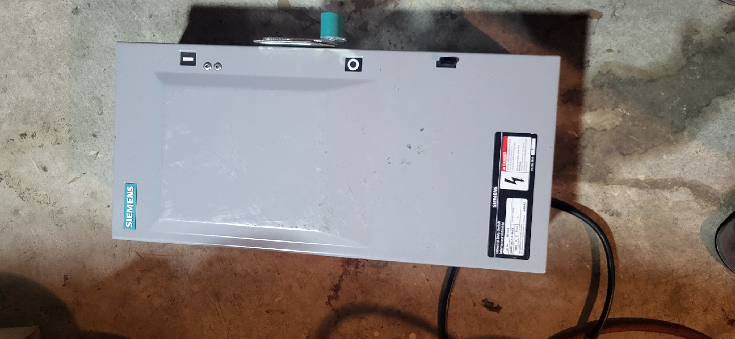 Siemens Industrial Duty Switch