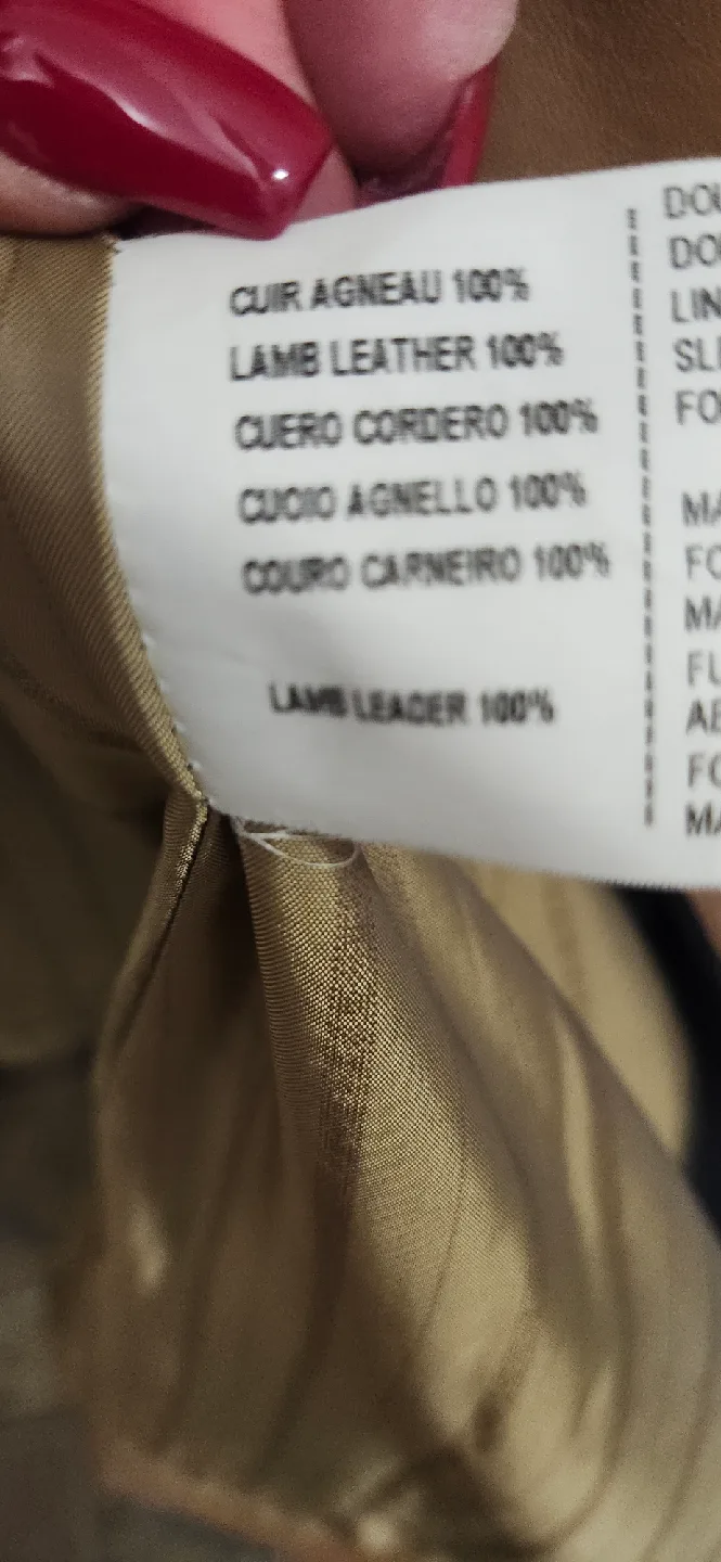 Windsor Lamb Leather Jacket sz xxl image indicator(3)