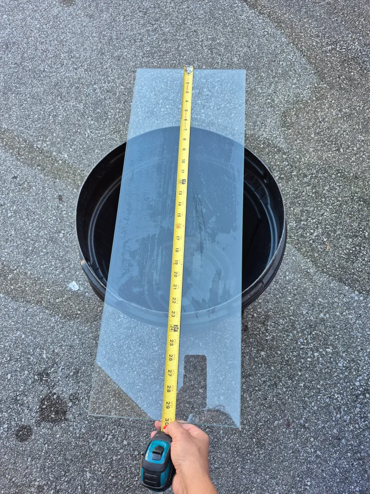 Glass Shelf - 29 x 9.5 inches image indicator(3)