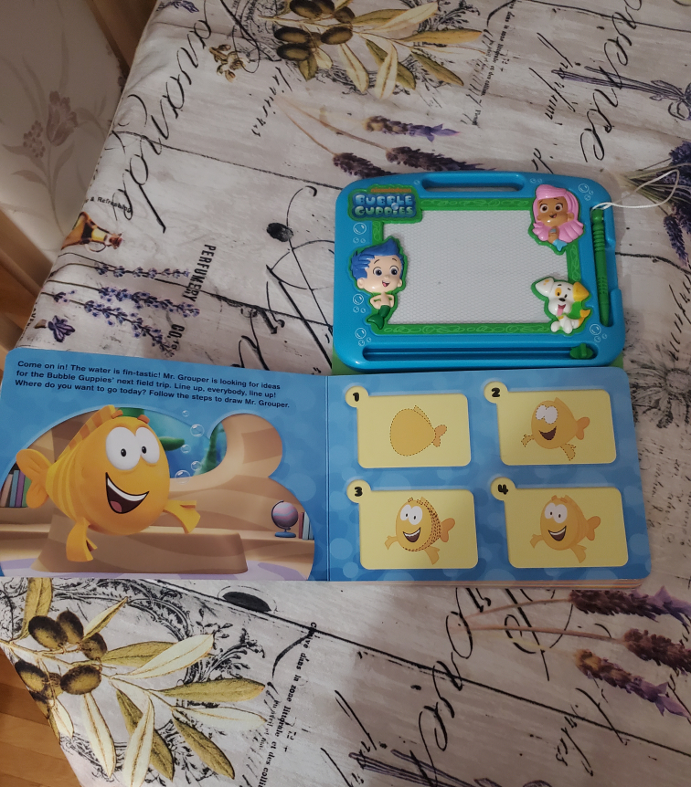 Bubble Guppies Magnetic Drawing Board & Book - photo 5