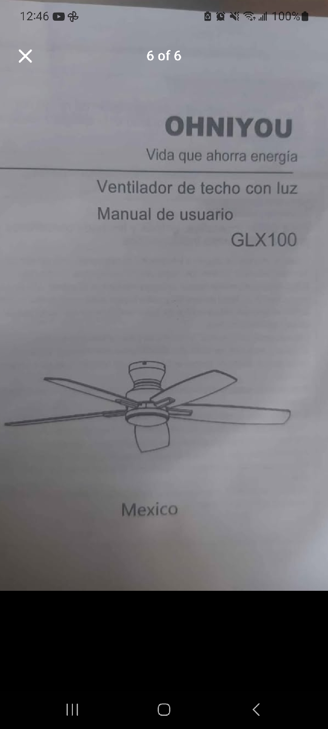 52-inch White Ceiling Fan w/ Remote an light brand new in box - photo 4