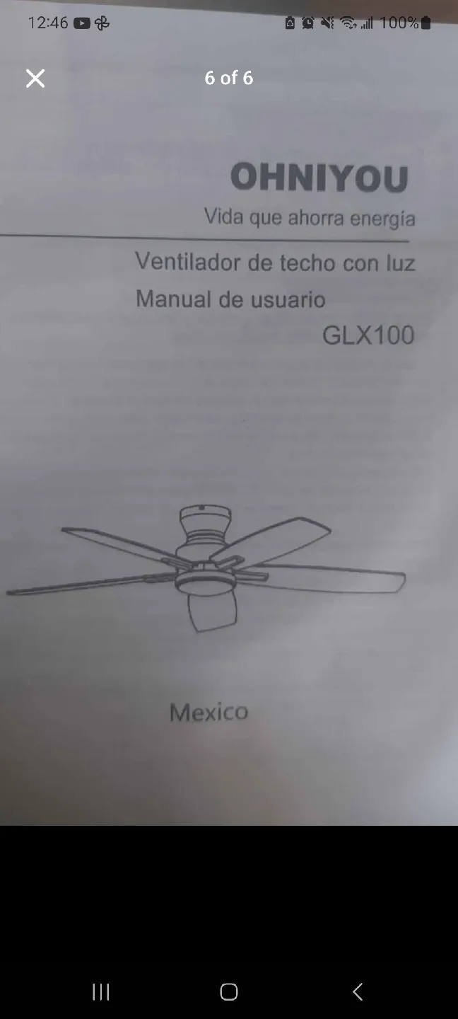 52-inch White Ceiling Fan w/ Remote an light brand new in box image indicator(4)