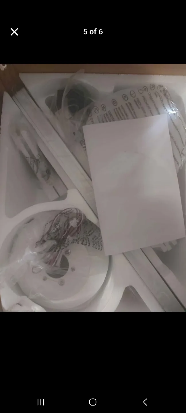 52-inch White Ceiling Fan w/ Remote an light brand new in box image indicator(6)