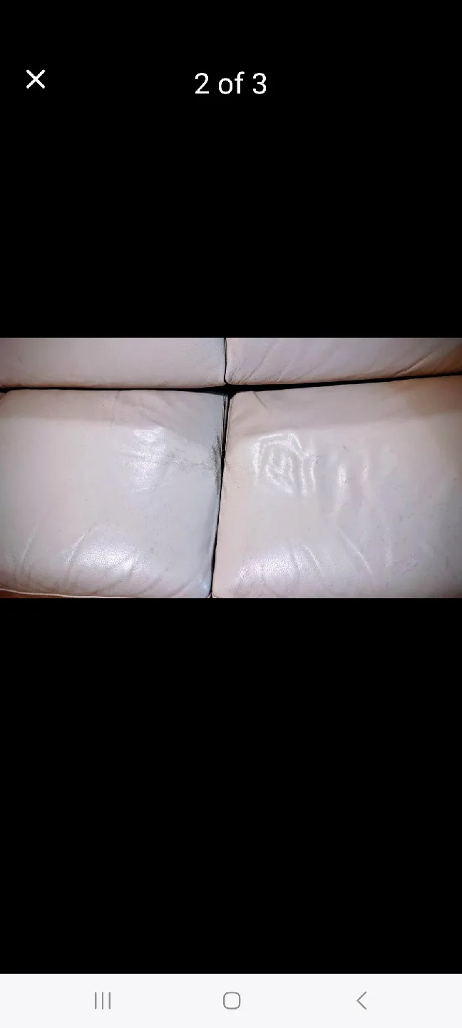 Free delivery Natuzzi Editions White Leather Sofa image indicator(2)