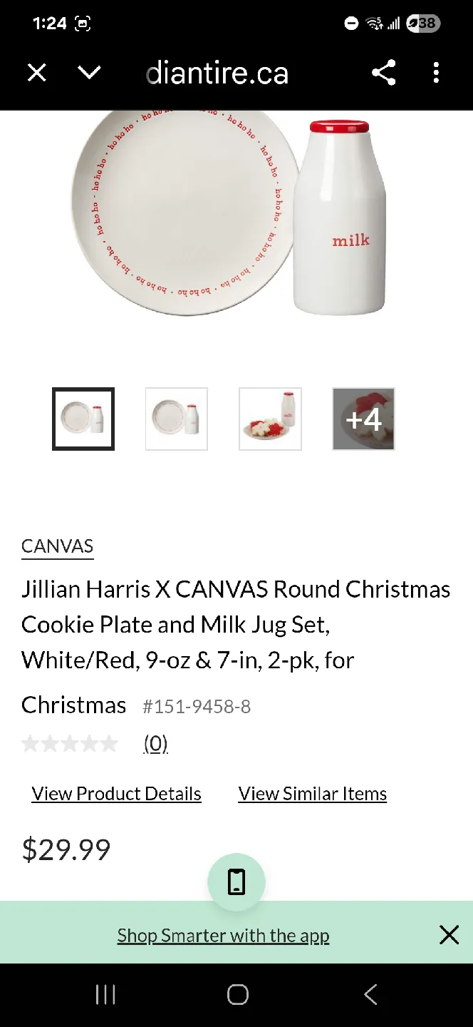 Jillian Harris x CANVAS Cookie Plate & Milk Jug Set image indicator(3)