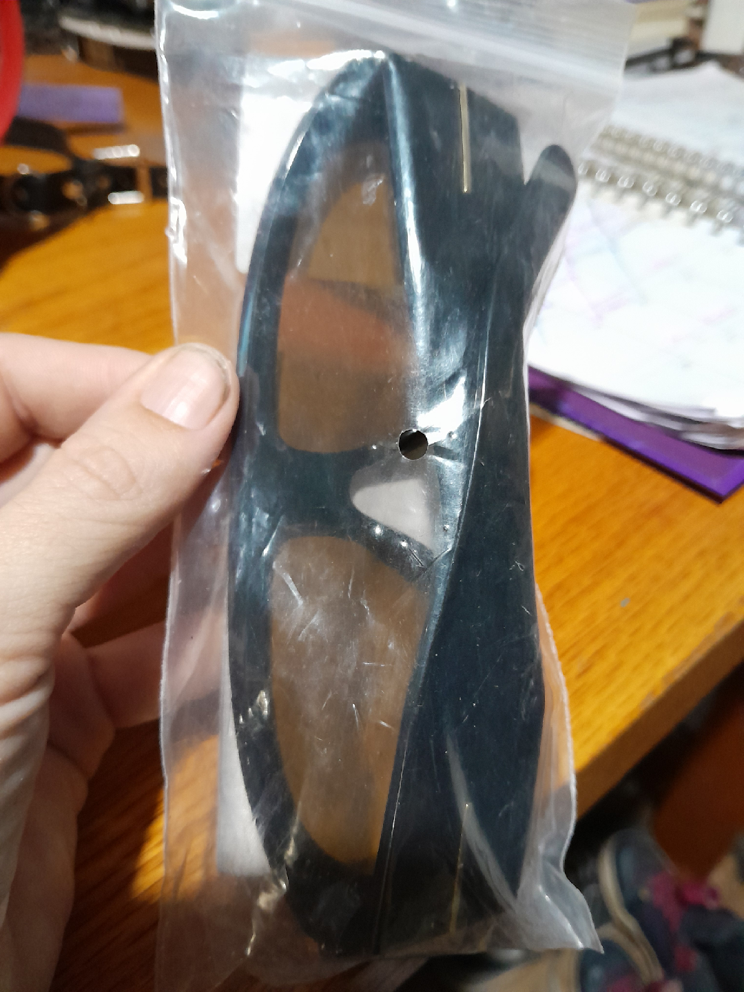 Trendy Retro Oversized Sunglasses (Black/Brown) - photo 2