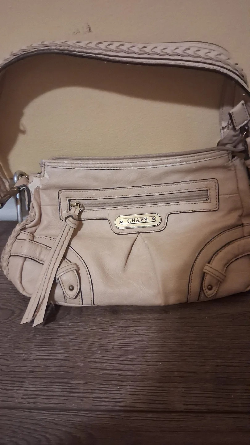 Chaps Beige Shoulder Bag thumbnail