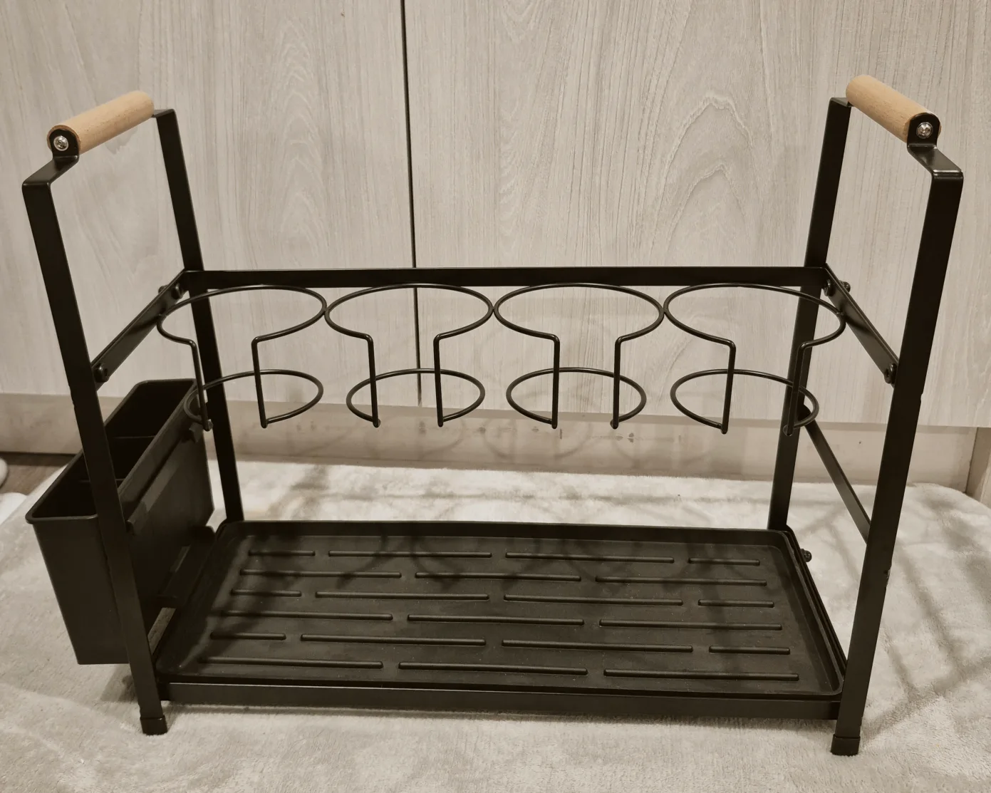 Bottle Organizer Drying Rack with Handle, Cup Storage Holder image indicator(3)