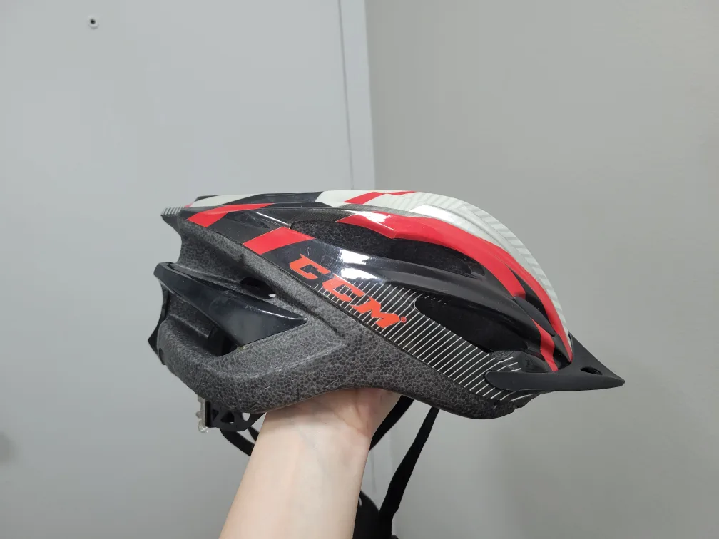 CCM Bike Helmet - Red, White, Black thumbnail