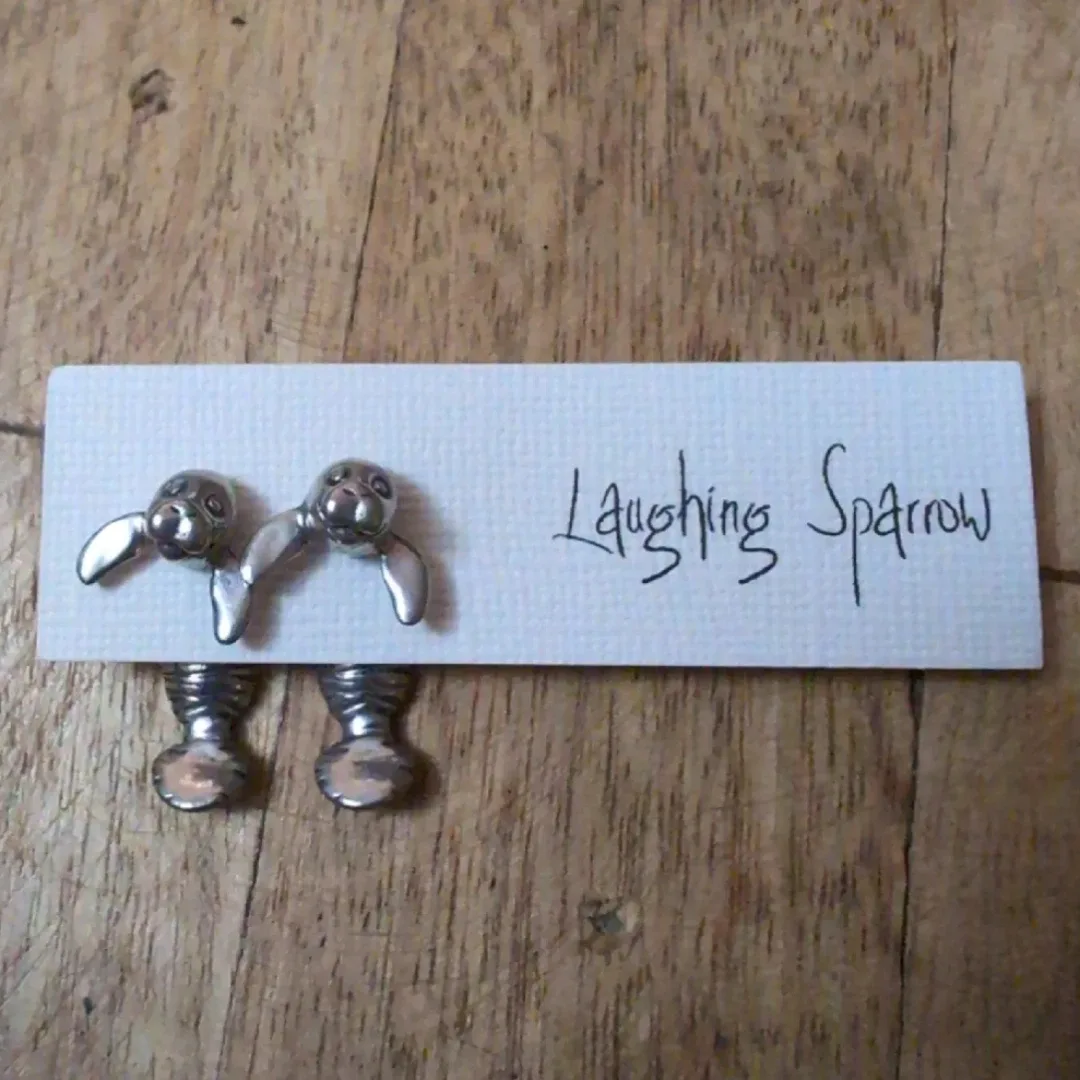 Manatee Earrings thumbnail