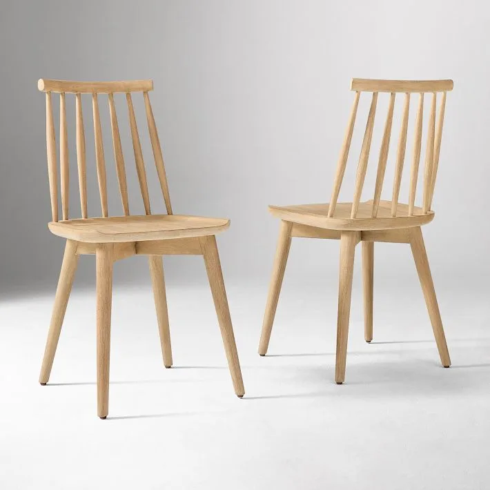 Set of 2 West Elm Windsor Dining Chairs image indicator(2)