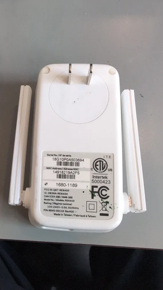 Linksys RE6400 WiFi Range Extender image indicator(2)