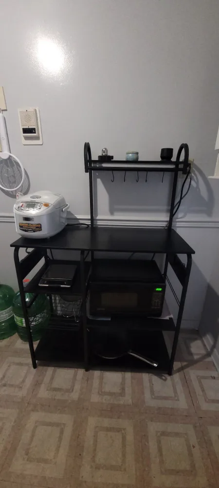 Black Kitchen Baker's Rack (With PowerBar) thumbnail