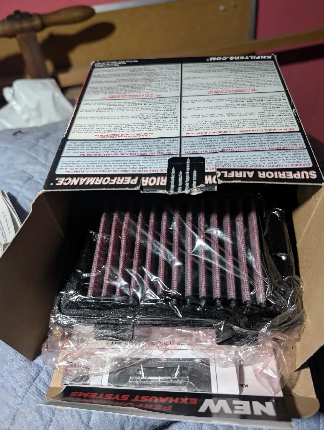 K&N KT-1217 High-Flow Air Filter - New in Box! image indicator(3)