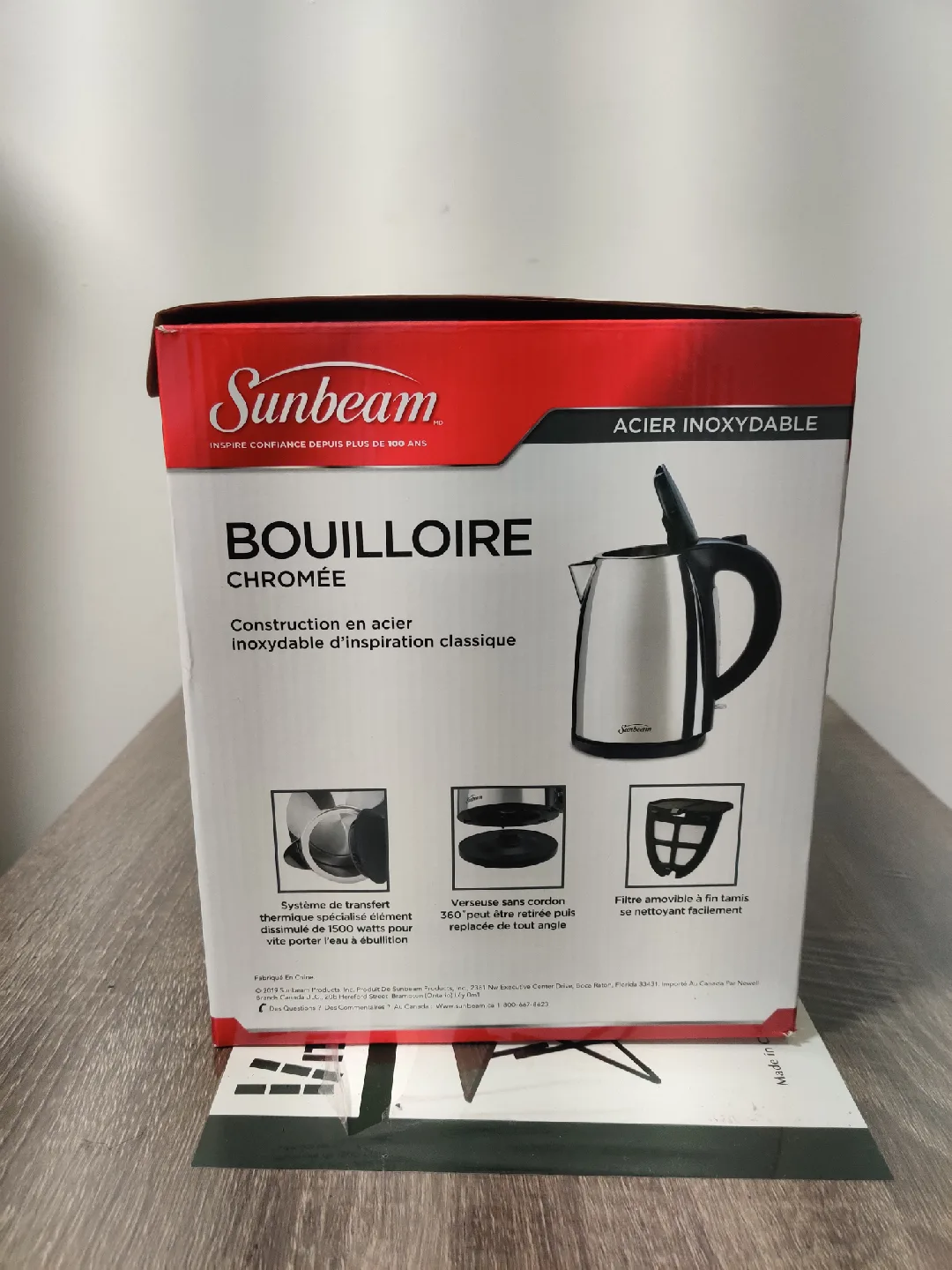 Sunbeam Chrome Stainless Steel Kettle - New thumbnail