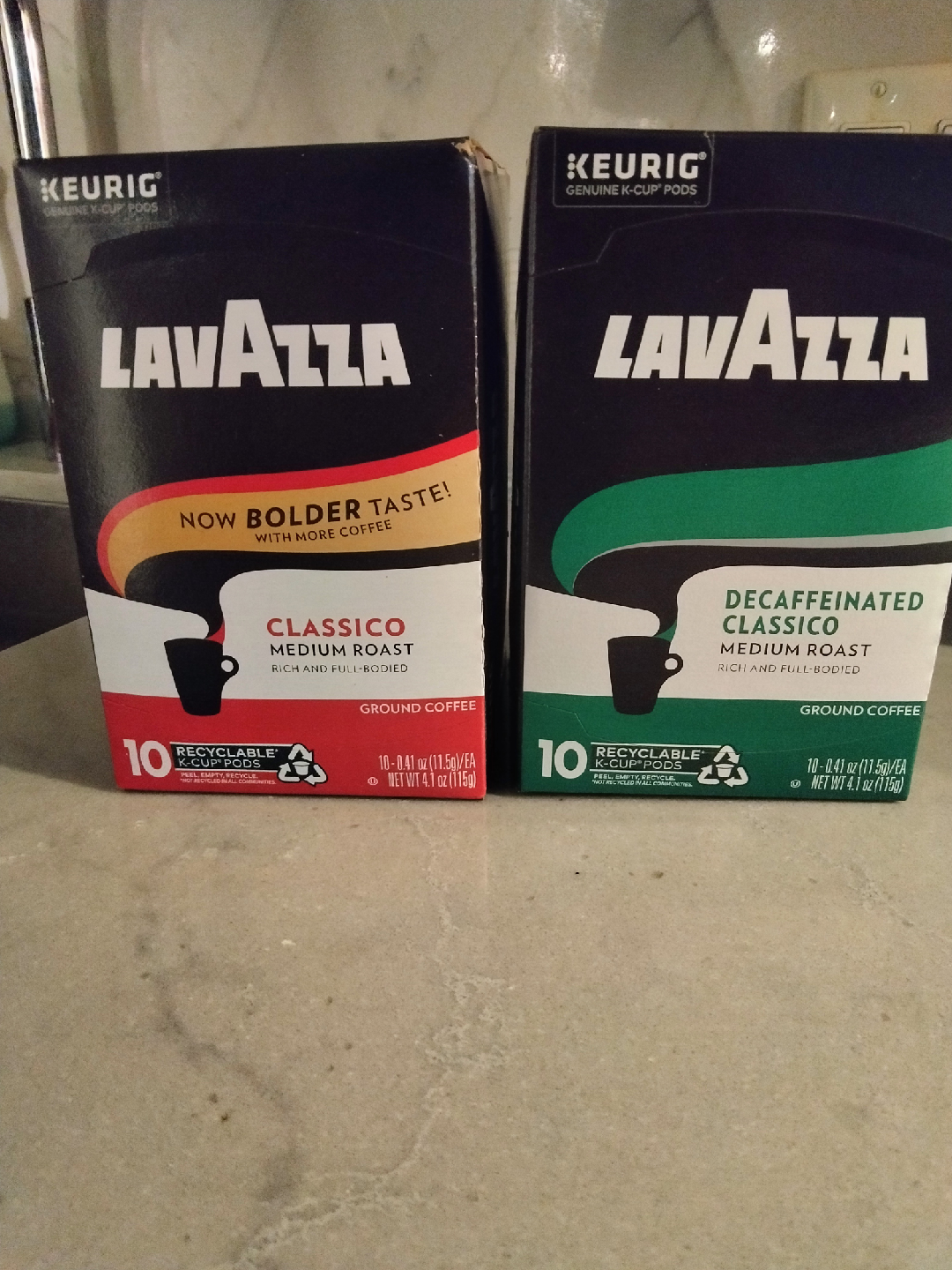 Lavazza Keurig K-Cup Pods - Classico & Decaffeinated