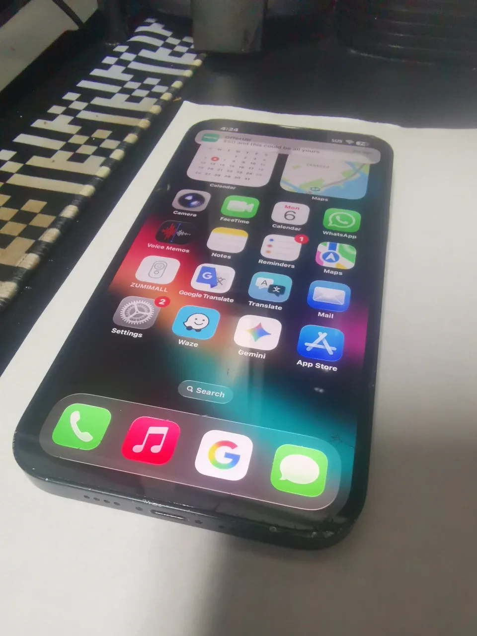 unlocked iPhone 14 plus with case and screen protector image indicator(5)