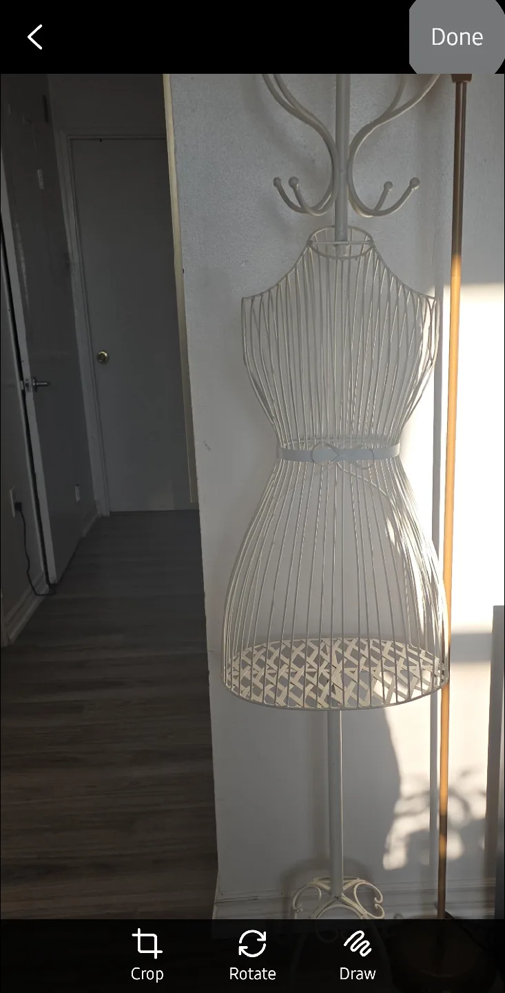 White Metal Mannequin Coat Rack Stand image indicator(10)