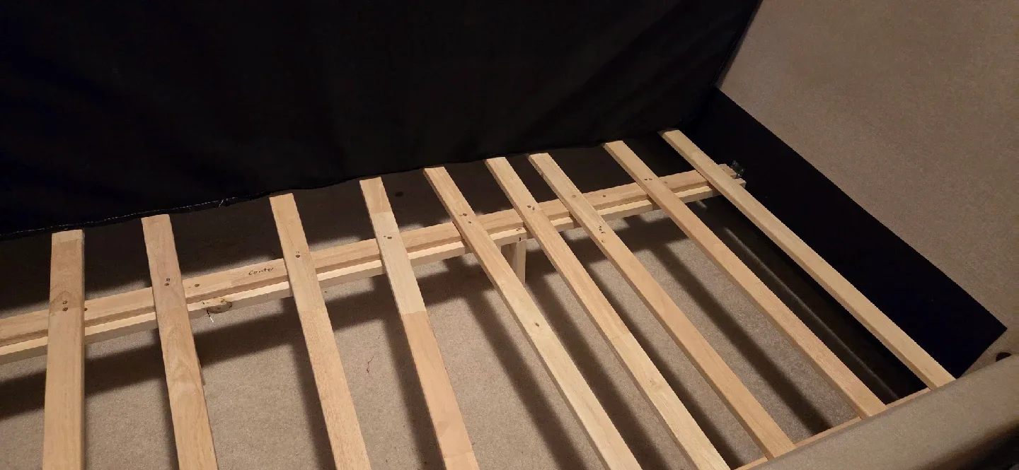 Upholstered Platform Queen size bed frame image indicator(4)