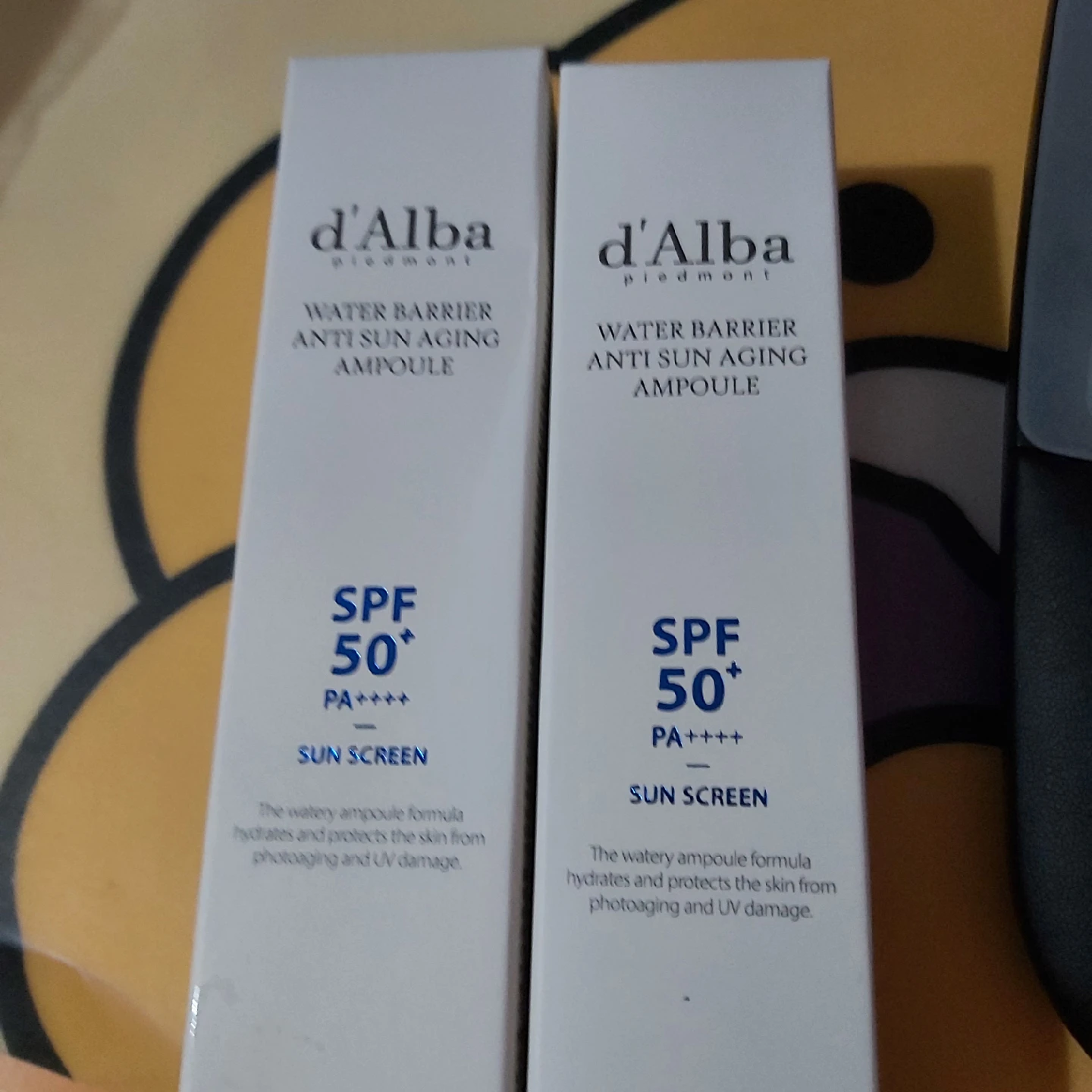 d'Alba Water Barrier Sun Ampoule SPF 50+ sunscreen $15ea