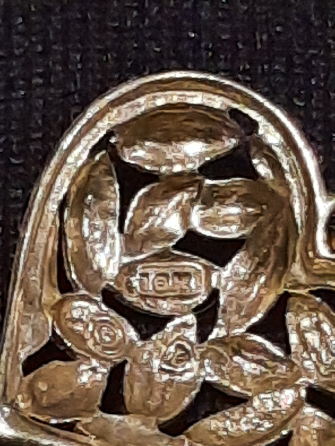 Authentic genuine solid 10k gold Diamond cut heart Pendant - photo 3