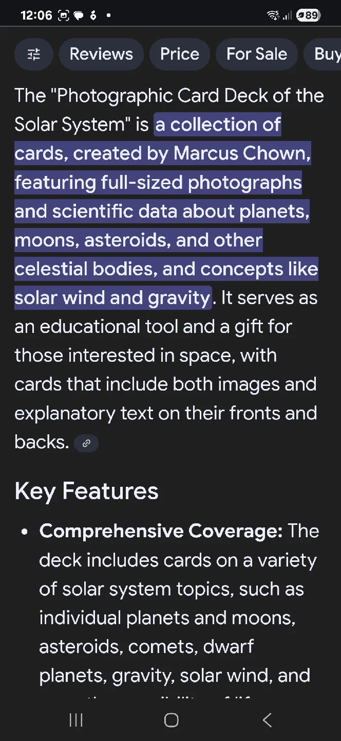 🧡 The Photographic Card Deck of The Solar System image indicator(6)