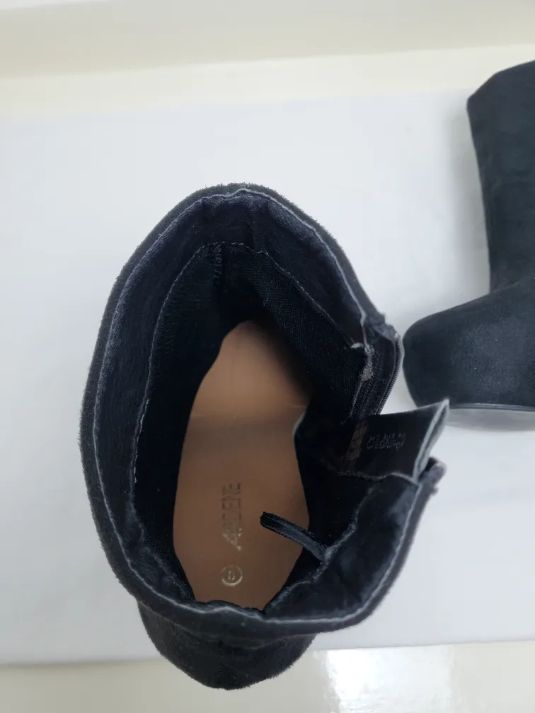 Ardene Black Heeled Ankle Boots 🧡 image indicator(10)
