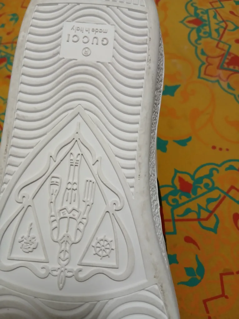 Gucci White Leather Sneakers image indicator(4)