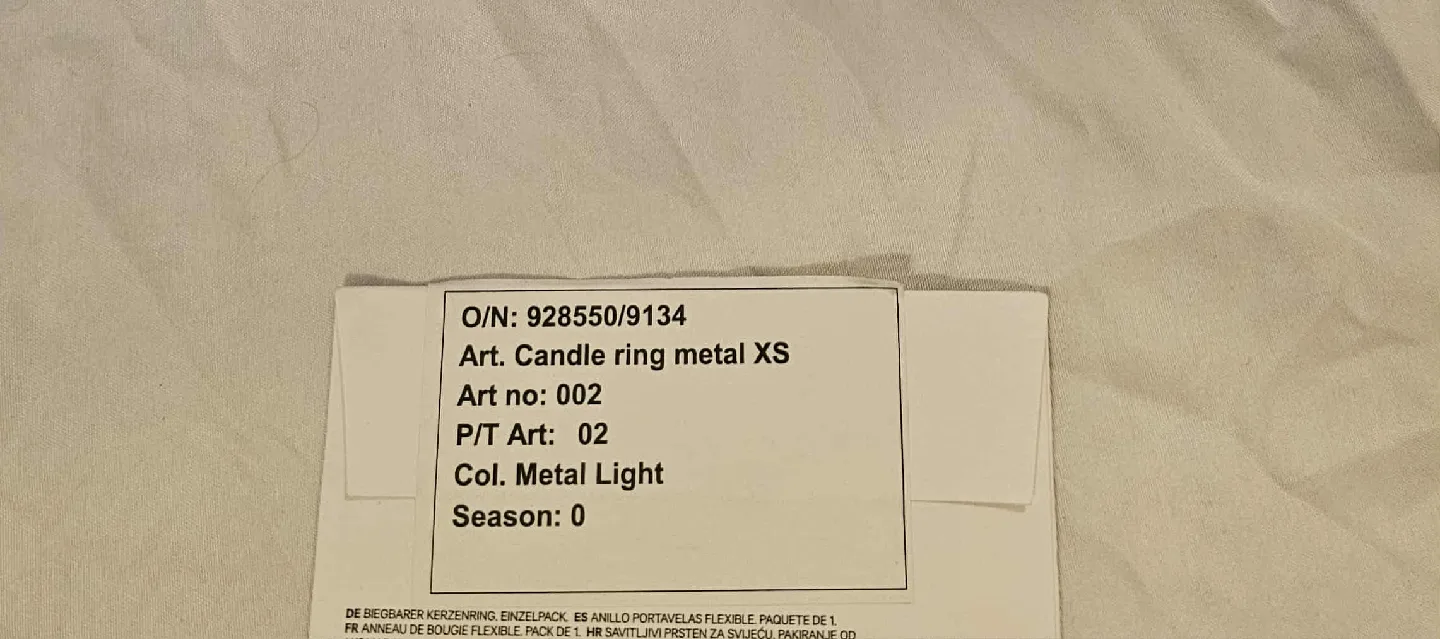 Metal Light Bendable Candle Ring 1 Pack image indicator(5)