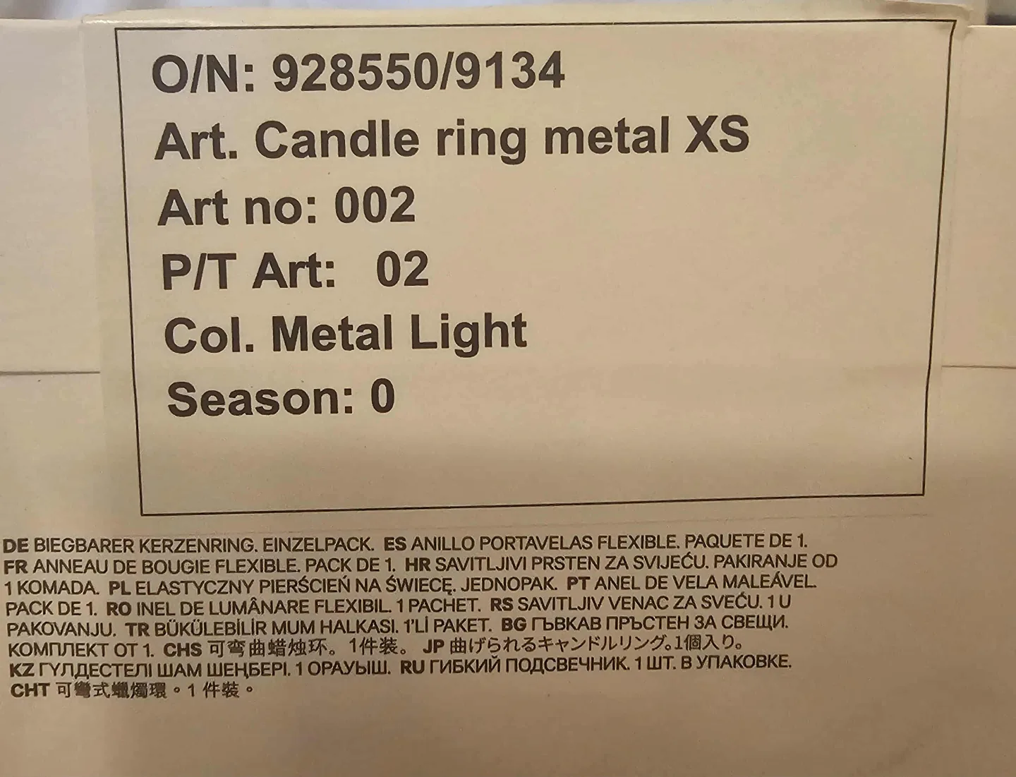 Metal Light Bendable Candle Ring 1 Pack image indicator(7)