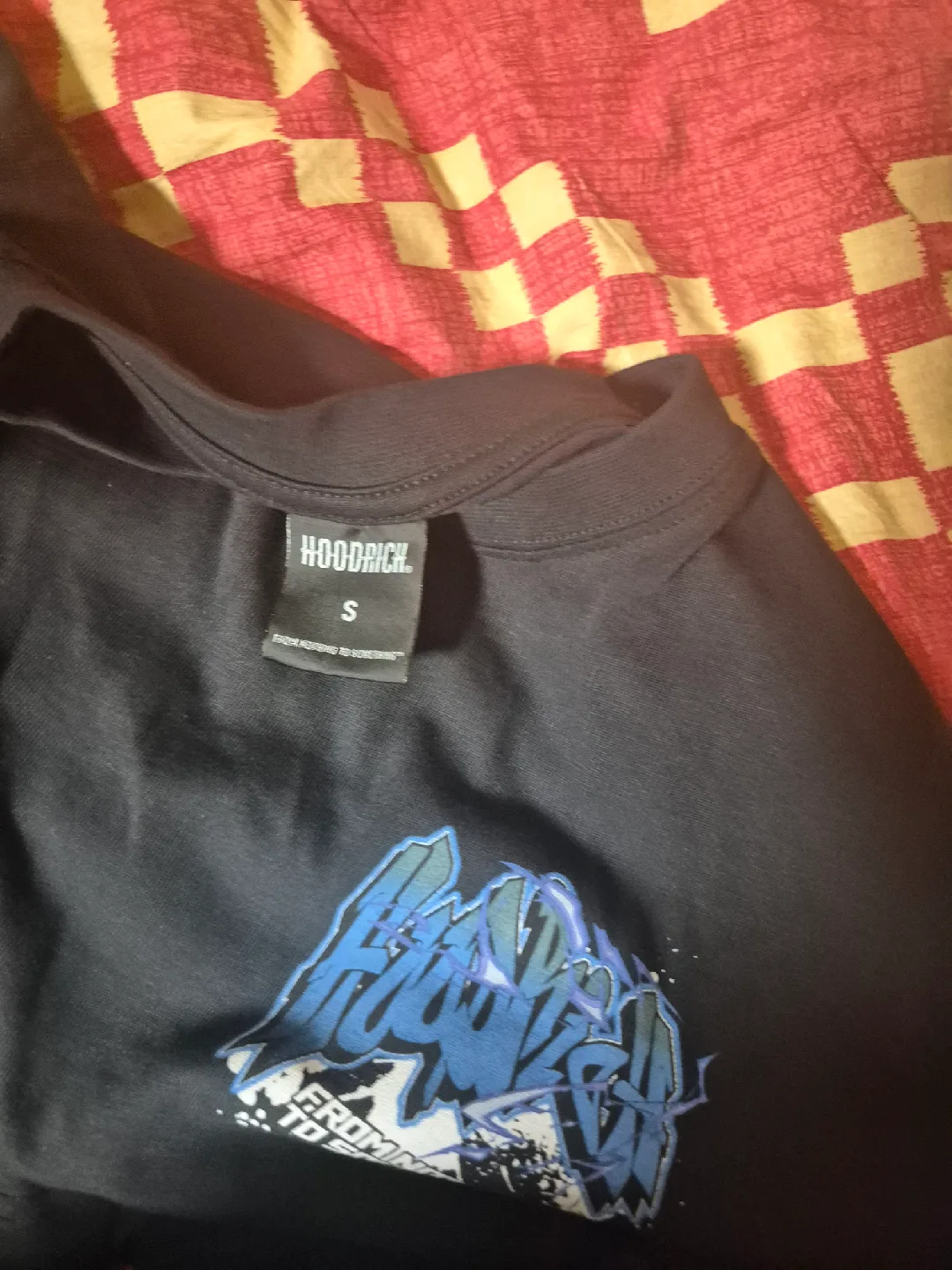 Hoodrich Black Graphic T-Shirt Size S image indicator(3)