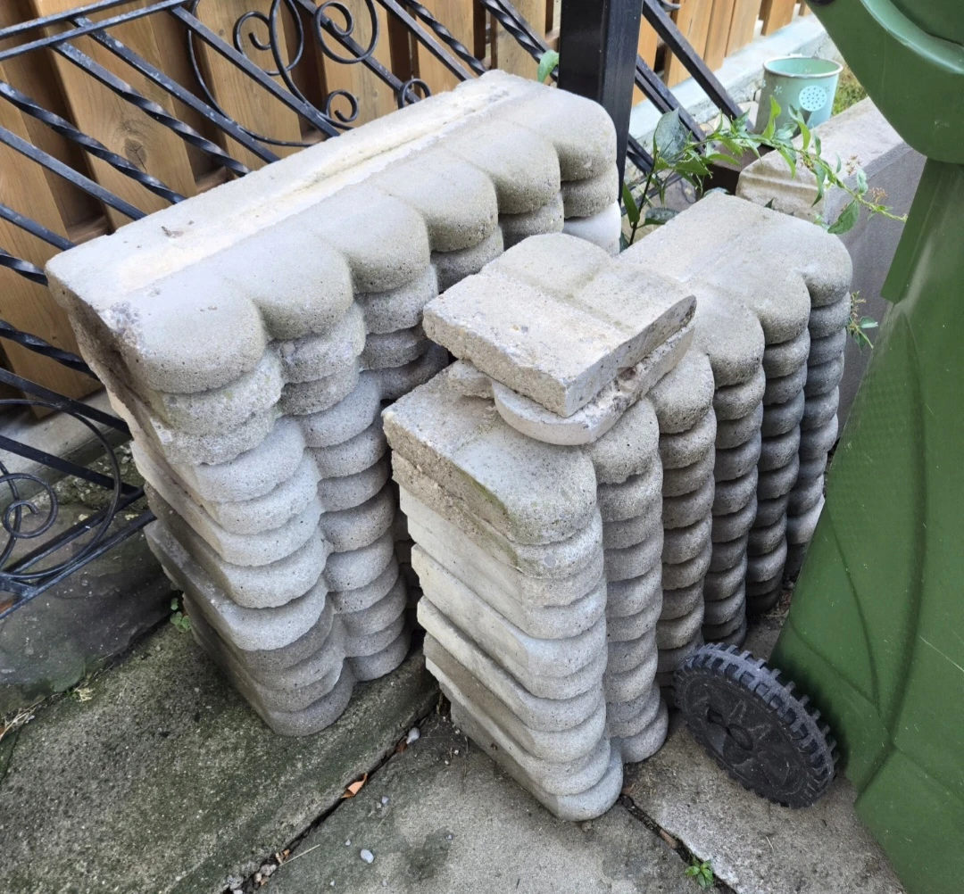 Concrete Garden Stones- 37 available $3/stone  $80 for all - photo 2