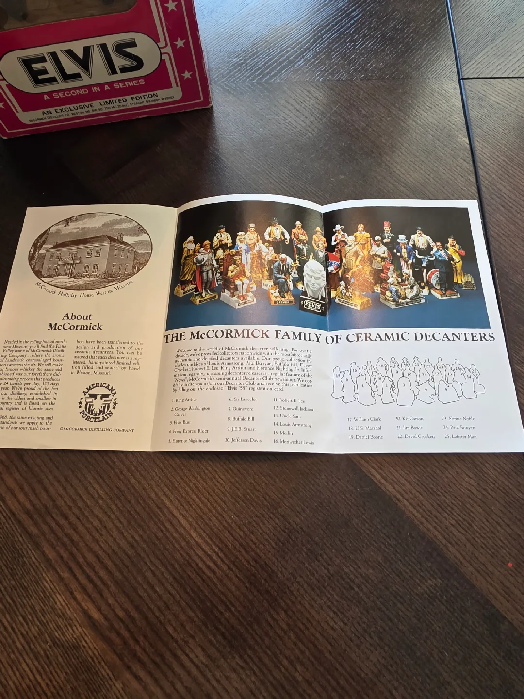 Elvis Presley Ltd. Edition Bourbon Bottle (full) image indicator(8)