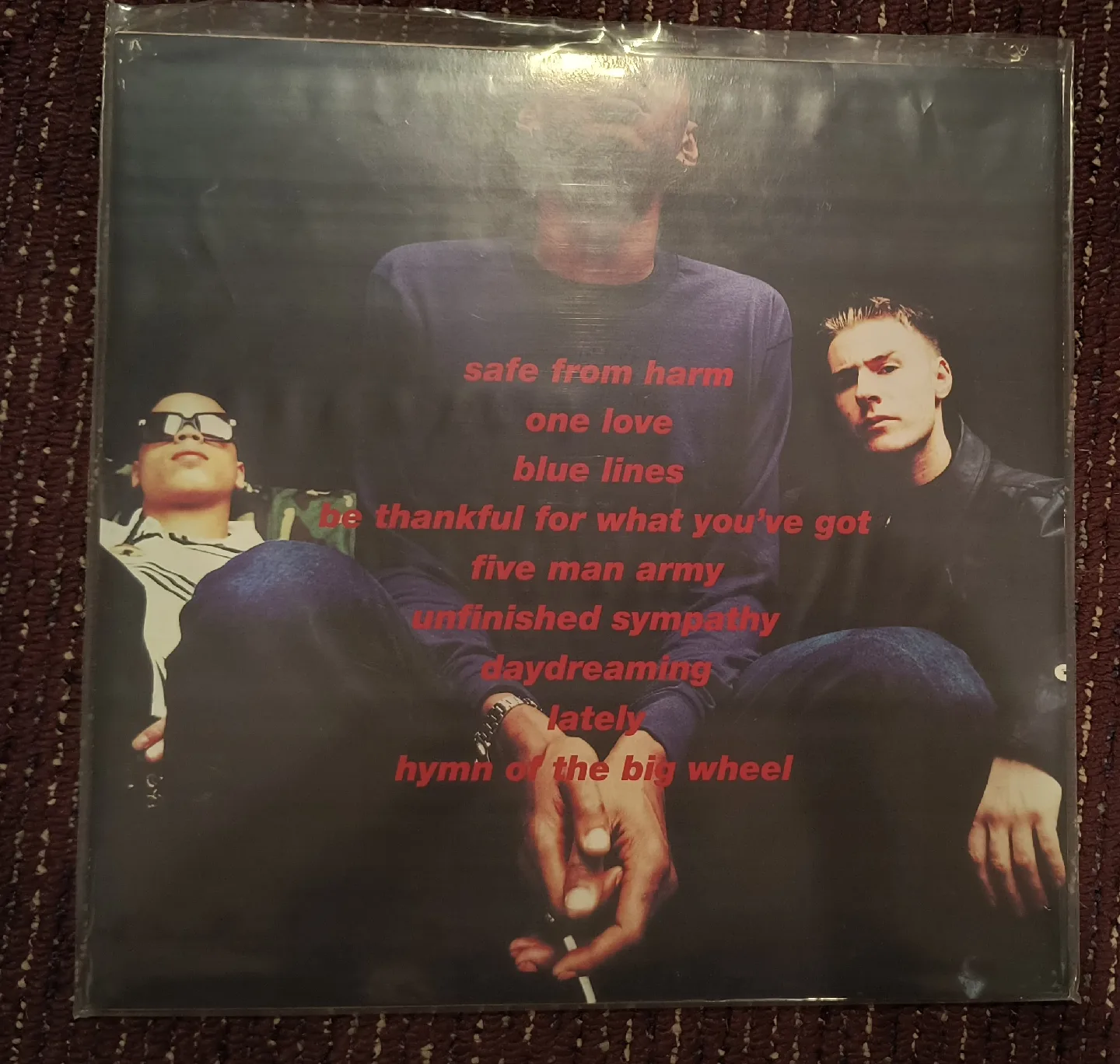 Massive Attack Blue Lines Vinyl Record LP image indicator(2)