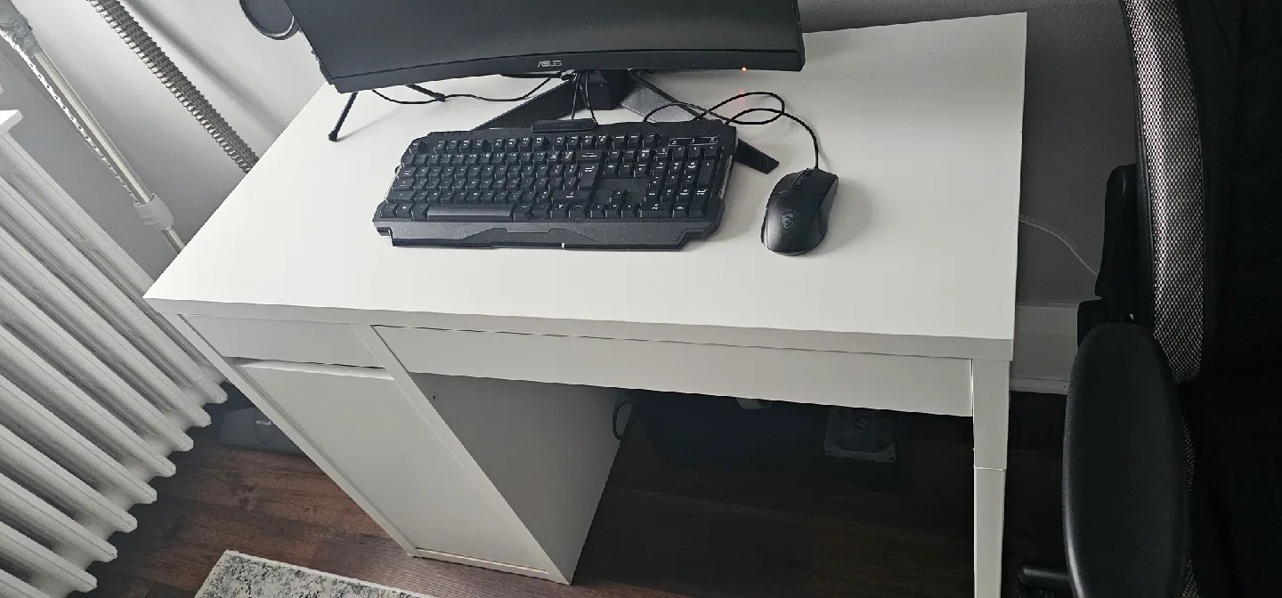 IKEA White Desk - 41 3/8" Width thumbnail