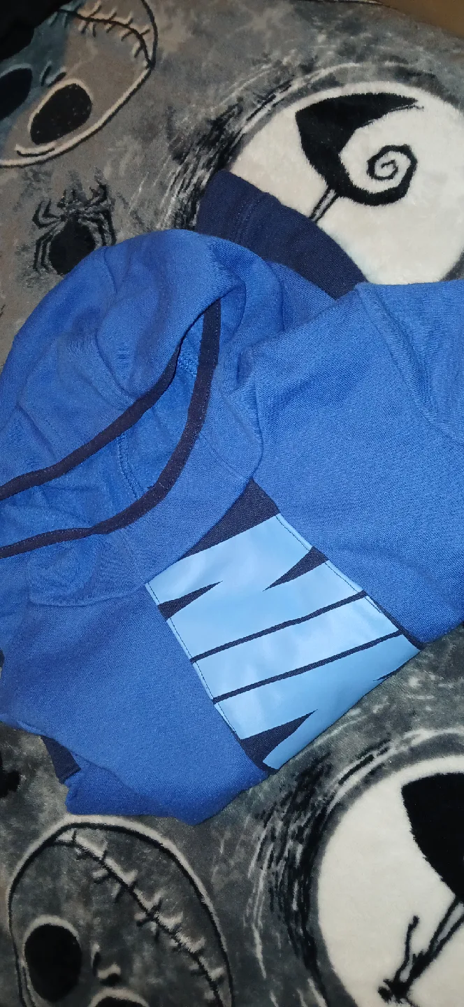 Nike Hoodie Size 5-6 Yrs Blue image indicator(3)