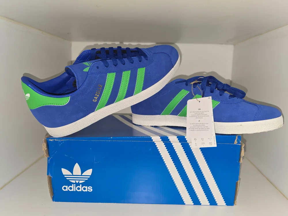 Adidas Gazelle Blue/Green, Size 9 image indicator(3)