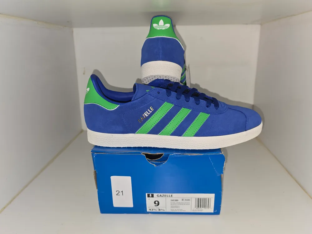 Adidas Gazelle Blue/Green, Size 9 image indicator(5)
