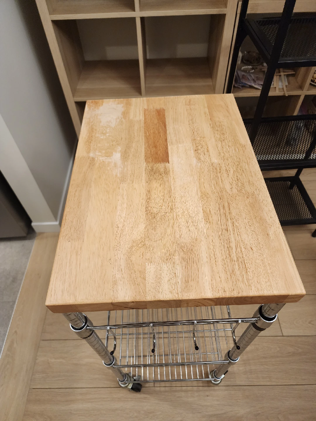 Kitchen Rolling Microwave Cart - photo 4