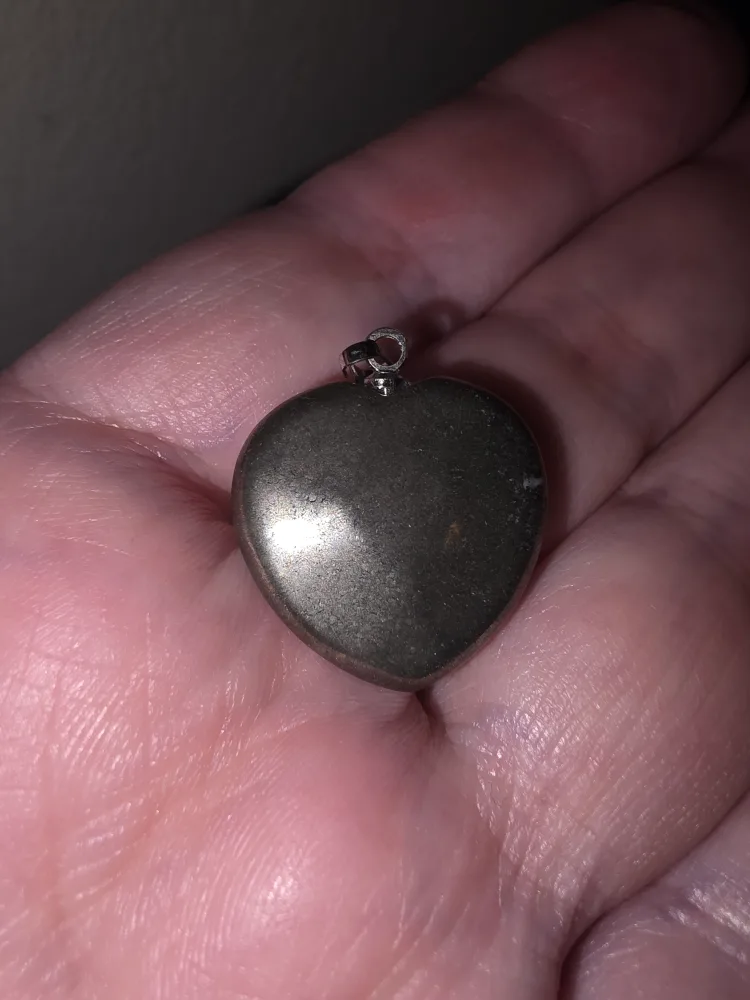 pyrite Heart Shaped Pendant thumbnail