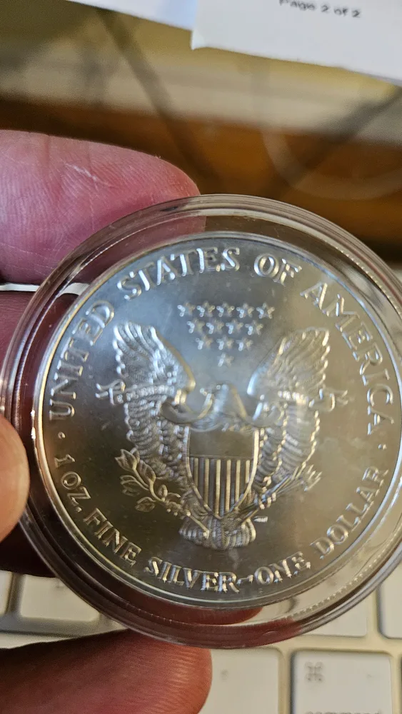 silver American Eagle coin 1999 image indicator(2)
